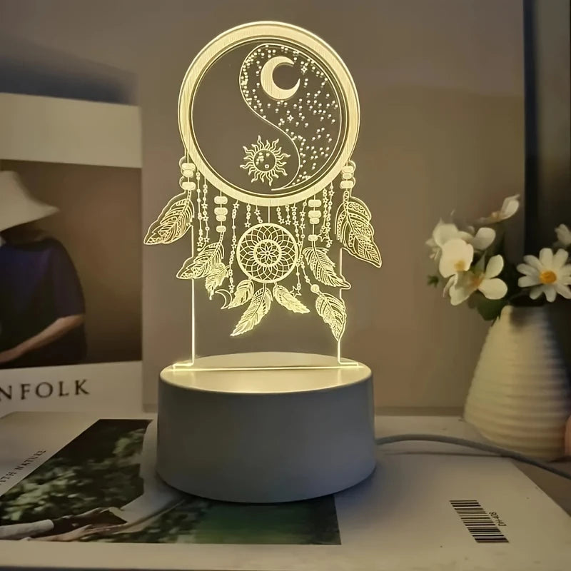 Vintage Style Dreamcatcher Night Light